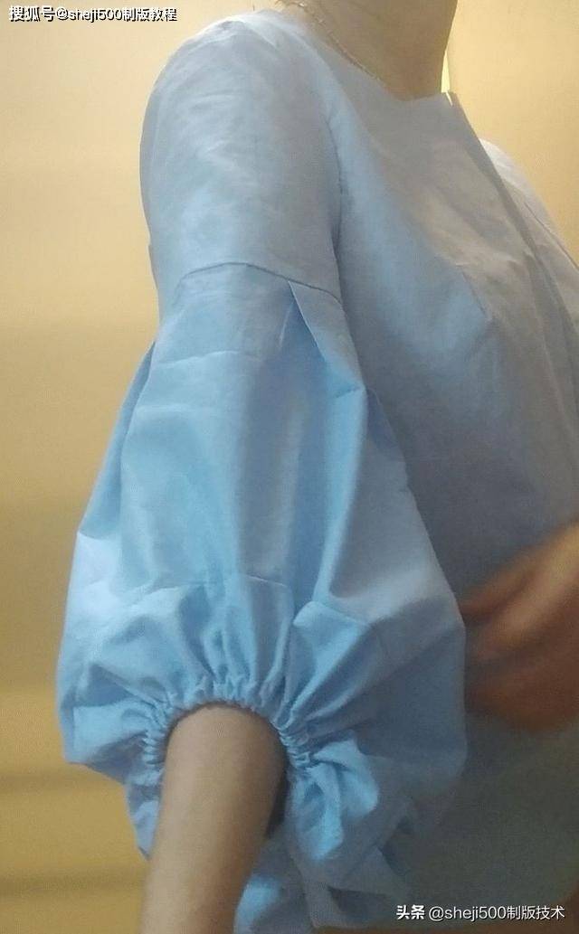 袖子|6款时装袖子制版教程有纸样参考