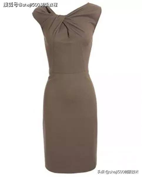 教程|434 扭结裙子纸样及缝制教程