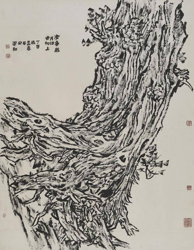 雄浑苍劲之美——著名画家梁耘的山水画作品欣赏