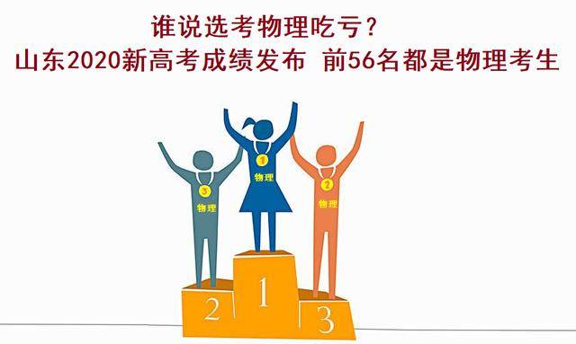 观点评论|谁说选考物理吃亏？山东2020新高考成绩发布，前56名都是物理考生