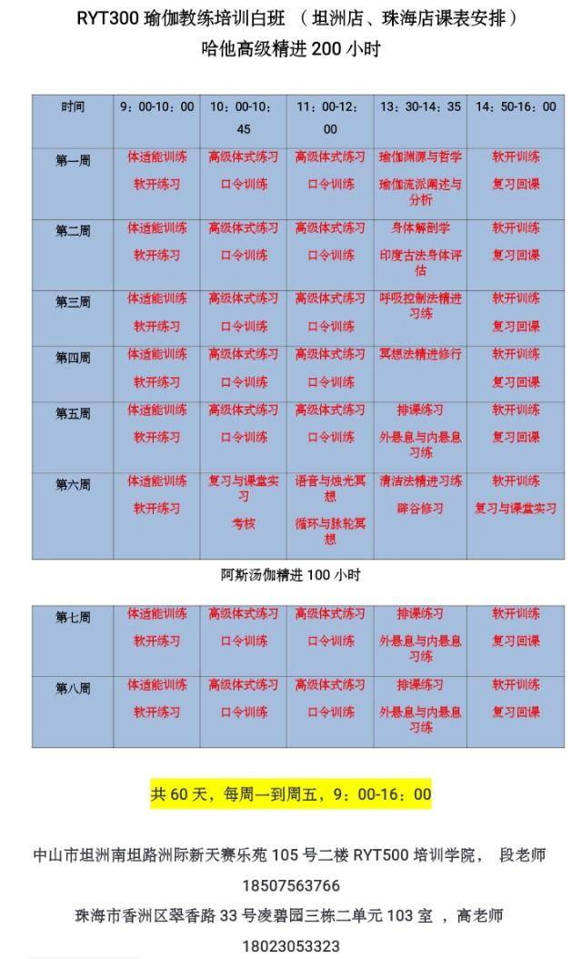 经验教程|【科普】珠海中山如何考取全美瑜伽联盟RYT200、RYT300、RYT500