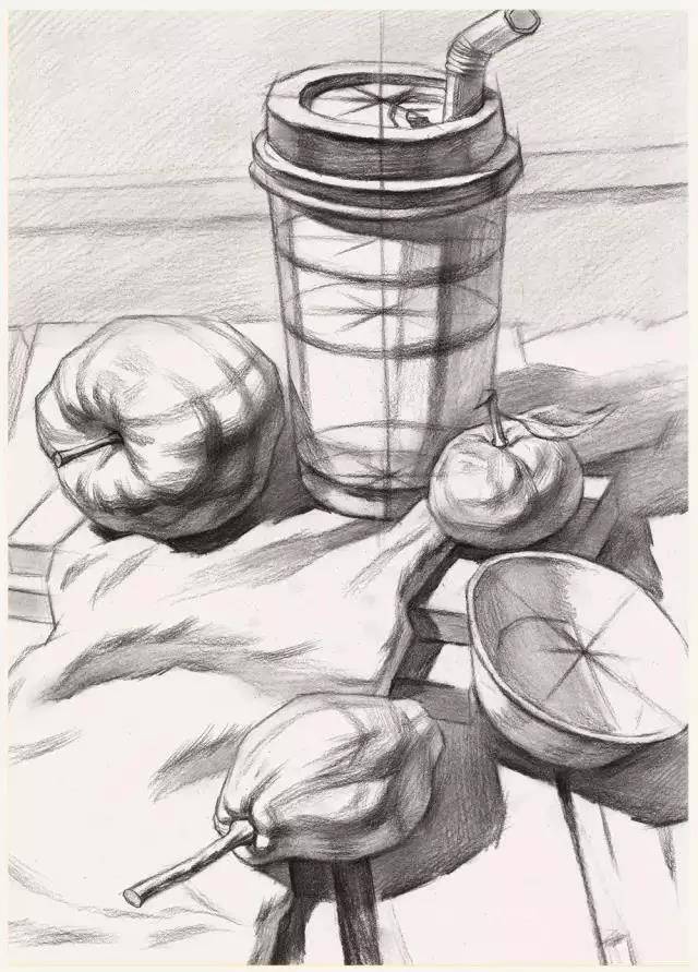 结构素描的"生命线—明暗交界线