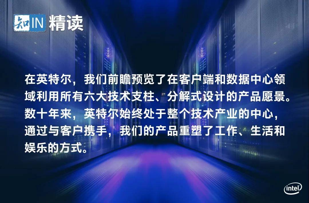 架构|英特尔推进六大技术支柱全面创新，为领先产品路线图注入动能