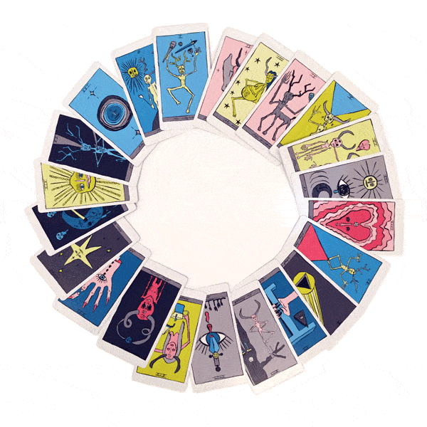 com0645美金这套牌由艺术家stefanie caponi绘制,也完全颠覆了传统