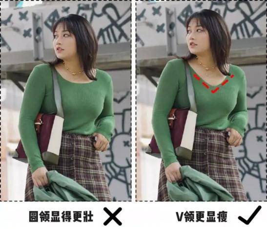 腰带|郑欣宜成“胖妞”，穿条纹衬衫裙扎腰带不显瘦，180斤体重好真实