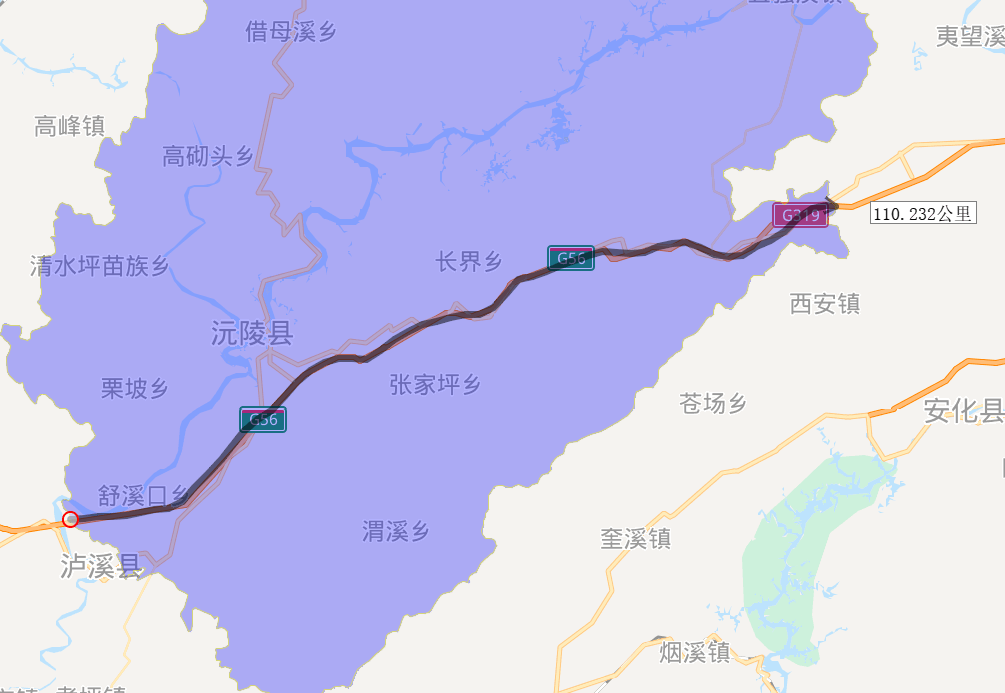 2020年怀化市各区县高速路里程排名,沅陵第一,看看你家乡第几?