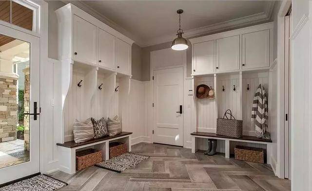 纹理|玄关瓷砖居然可以这样铺，邻居分分钟挤破门！