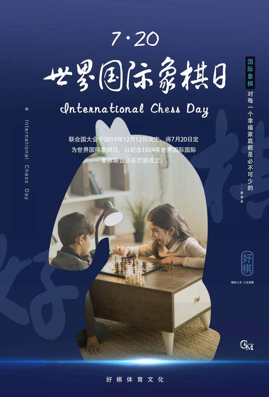 世界国际象棋日海报秀