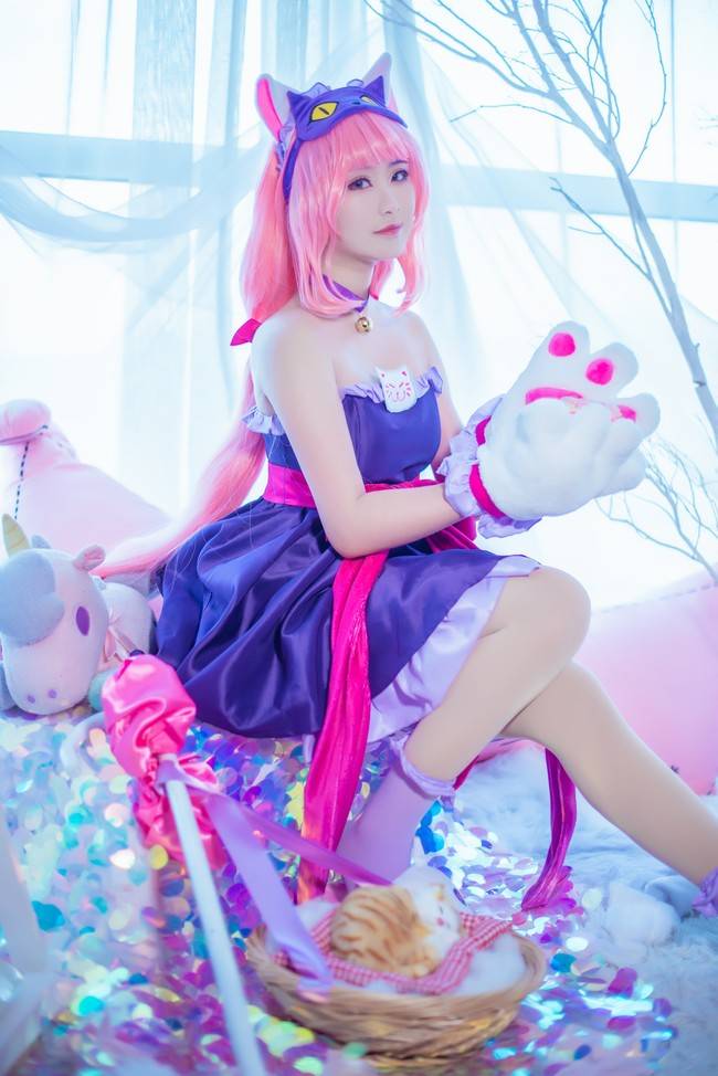 cos:王者荣耀,大乔的猫狗日记