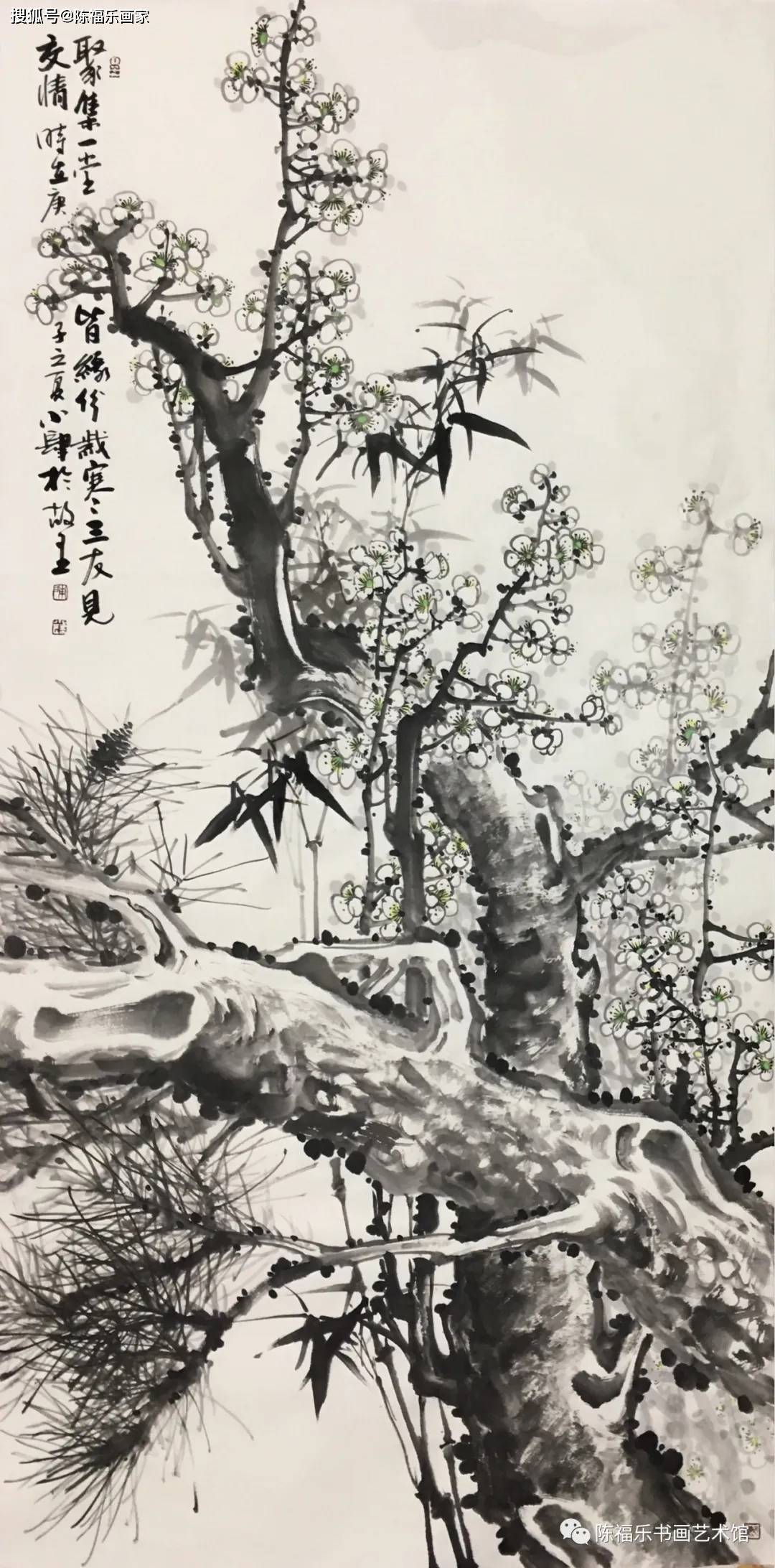 原创陈福乐国画第二届临摹大赛部分获奖学员作品展