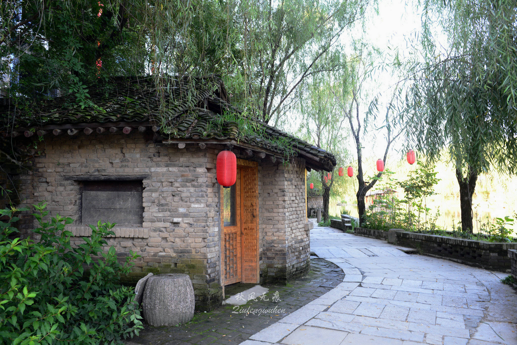 山水(|看山望水,心怡田园,周至水街爱在路上感味清新与文化