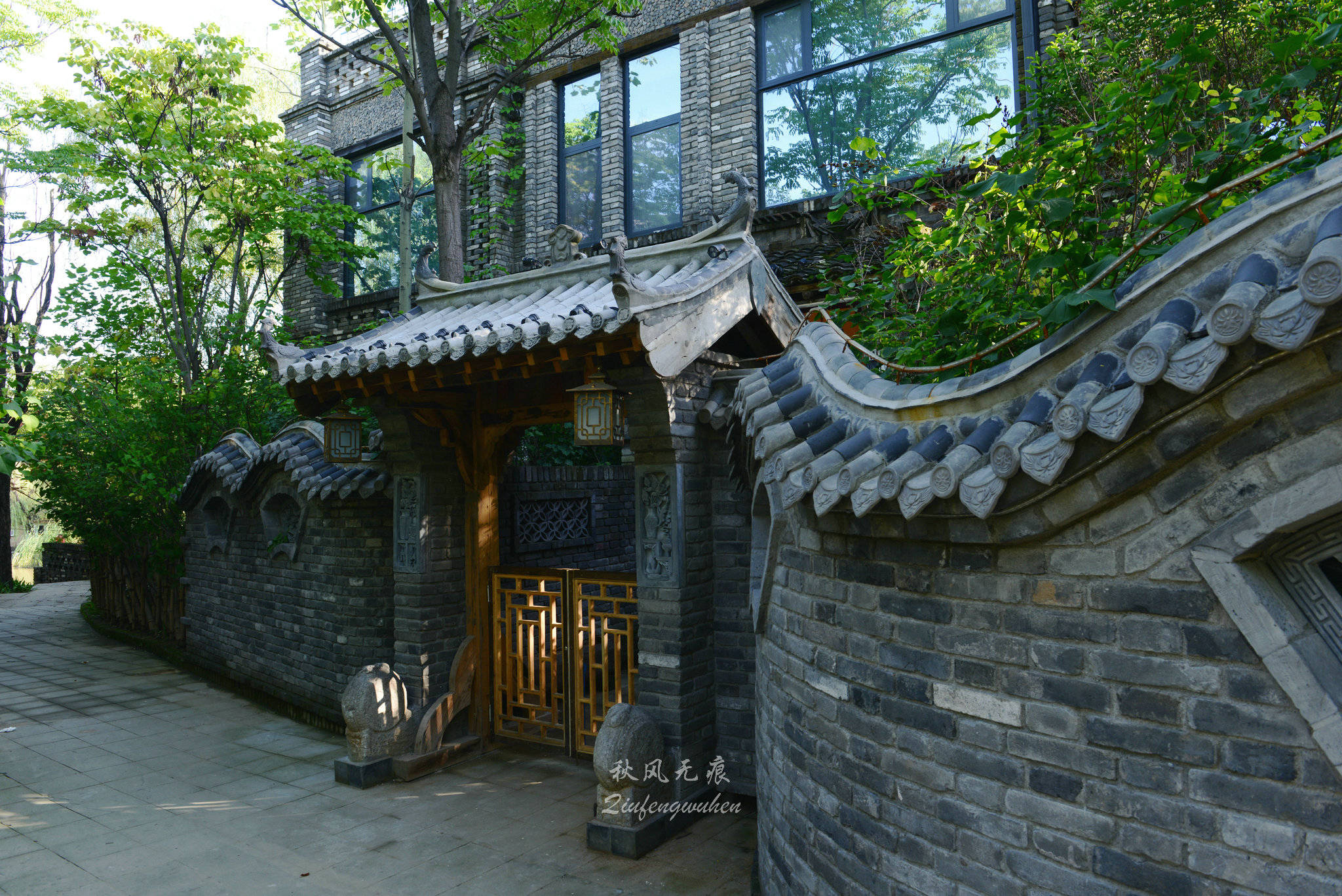 山水(|看山望水,心怡田园,周至水街爱在路上感味清新与文化