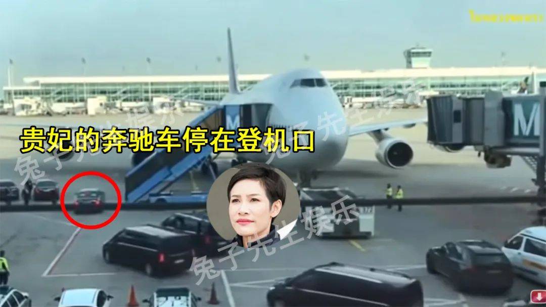 德国|诗妮娜回德国派头不小，8辆奔驰车护送，几十名帅气保镖下跪行李