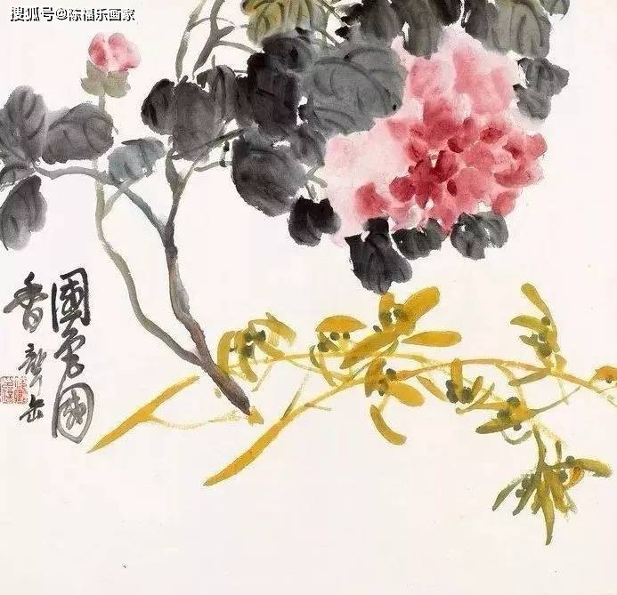 大师吴昌硕的小品画,精彩!