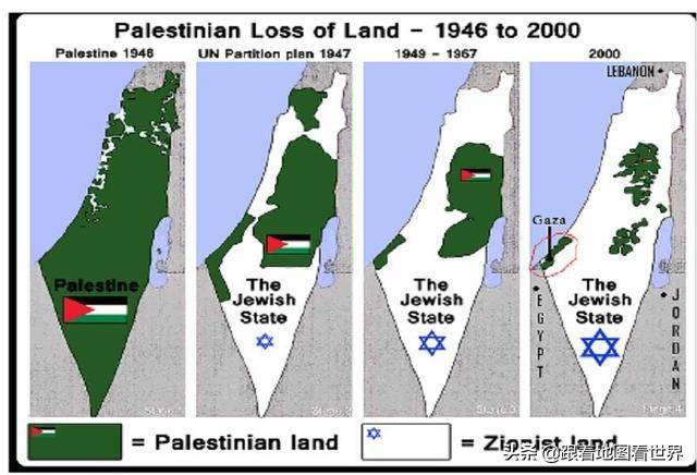 原创以色列是如何尽情"蚕食"巴勒斯坦土地的?