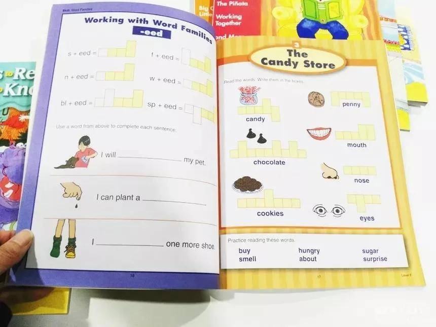 文章|美国加州小学点读版练习册：Evan-Moor Stories to Read Words to Know10本