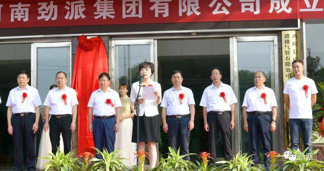 县委常委,县委组织部部长许晓燕宣读《中共西峡县委关于同意西排公司