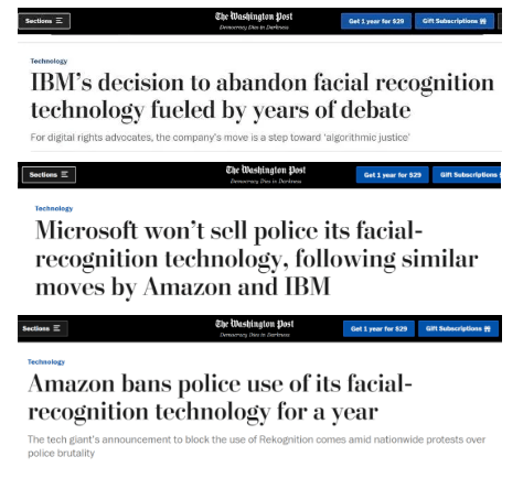 微软、亚马逊、IBM主动禁售，有钱不赚，这项技术让人细思极恐