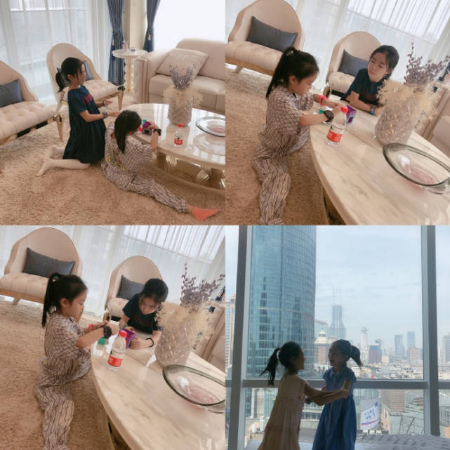 李小璐|原创李小璐女儿近照曝光，8岁甜馨长成气质小美女了，一字马坐姿抢镜