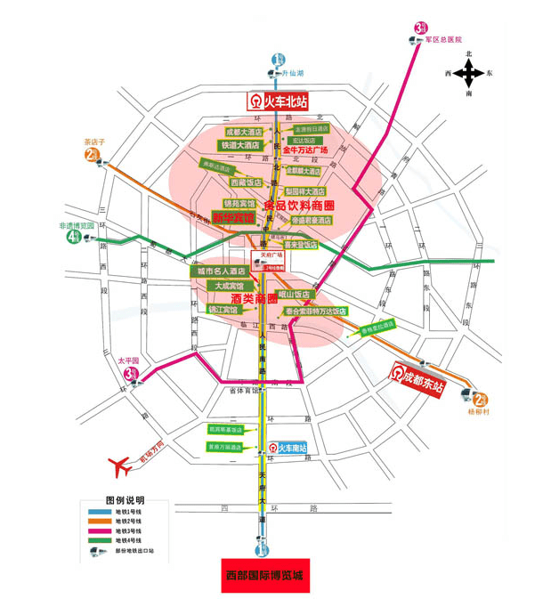 2021年成都糖酒会酒店展时间及分布地点和地址(附地图