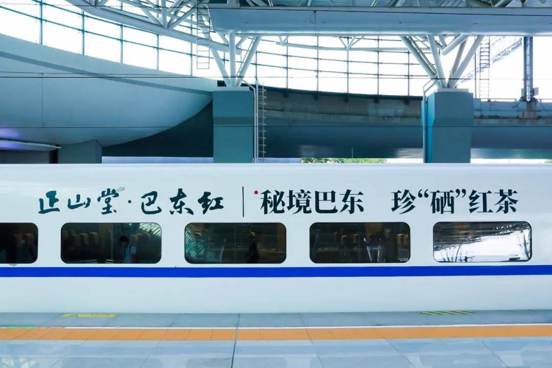 正山堂·巴东红高铁冠名列车首发仪式