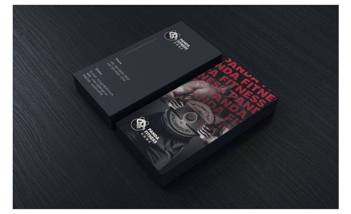 Logo|健身房Logo设计——熊猫健身