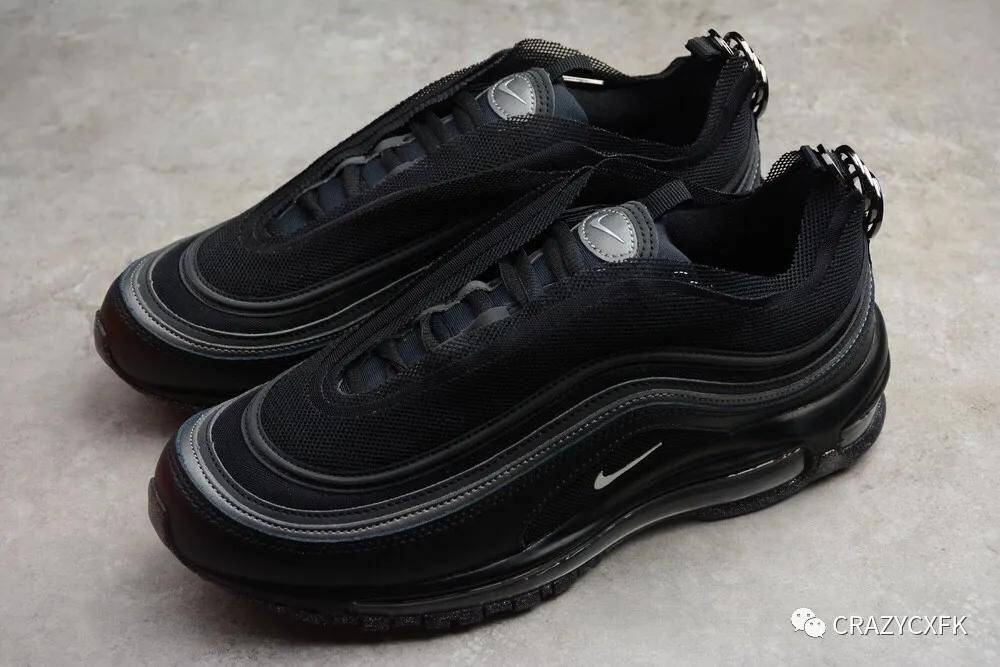 nikeairmax97lx耐克黑武士金属环sakurablack子弹复古气垫跑鞋cv9552