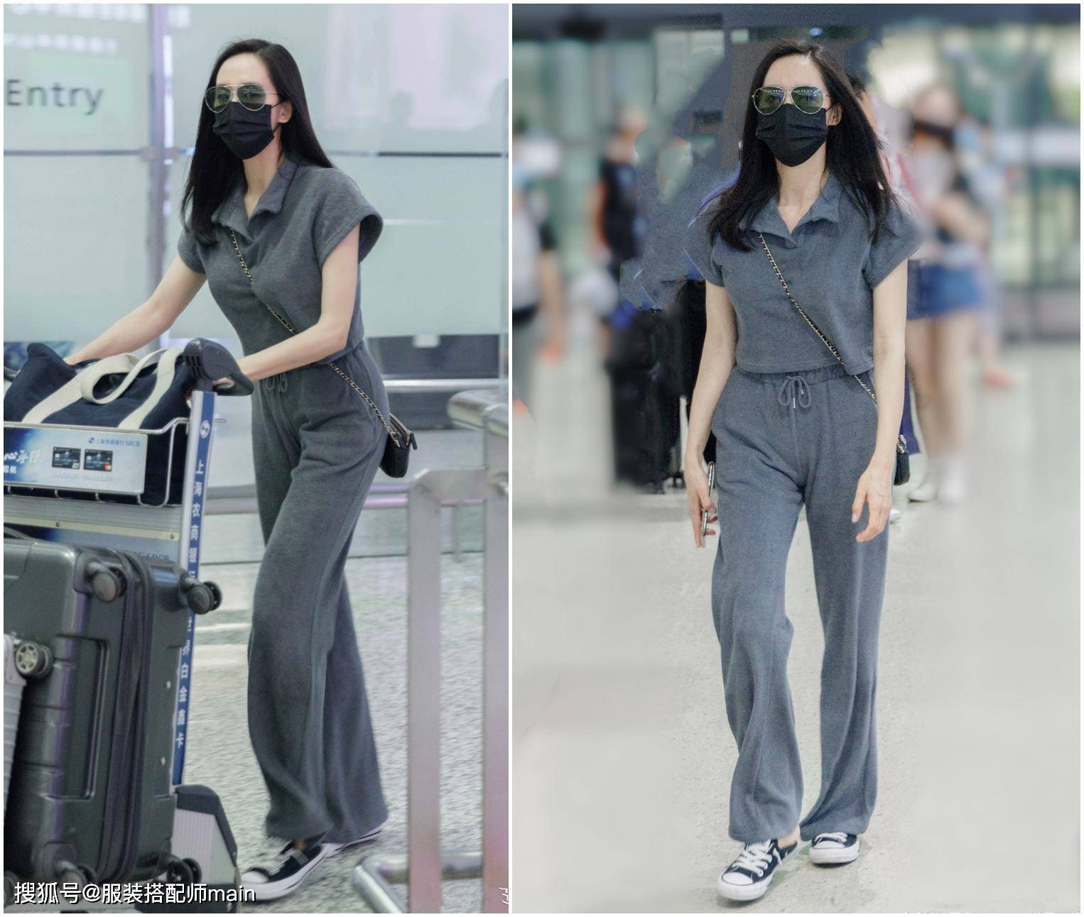 瑜伽|王智晒健身美照，豹纹T恤+瑜伽裤凹凸感十足，38岁辣妈不简单