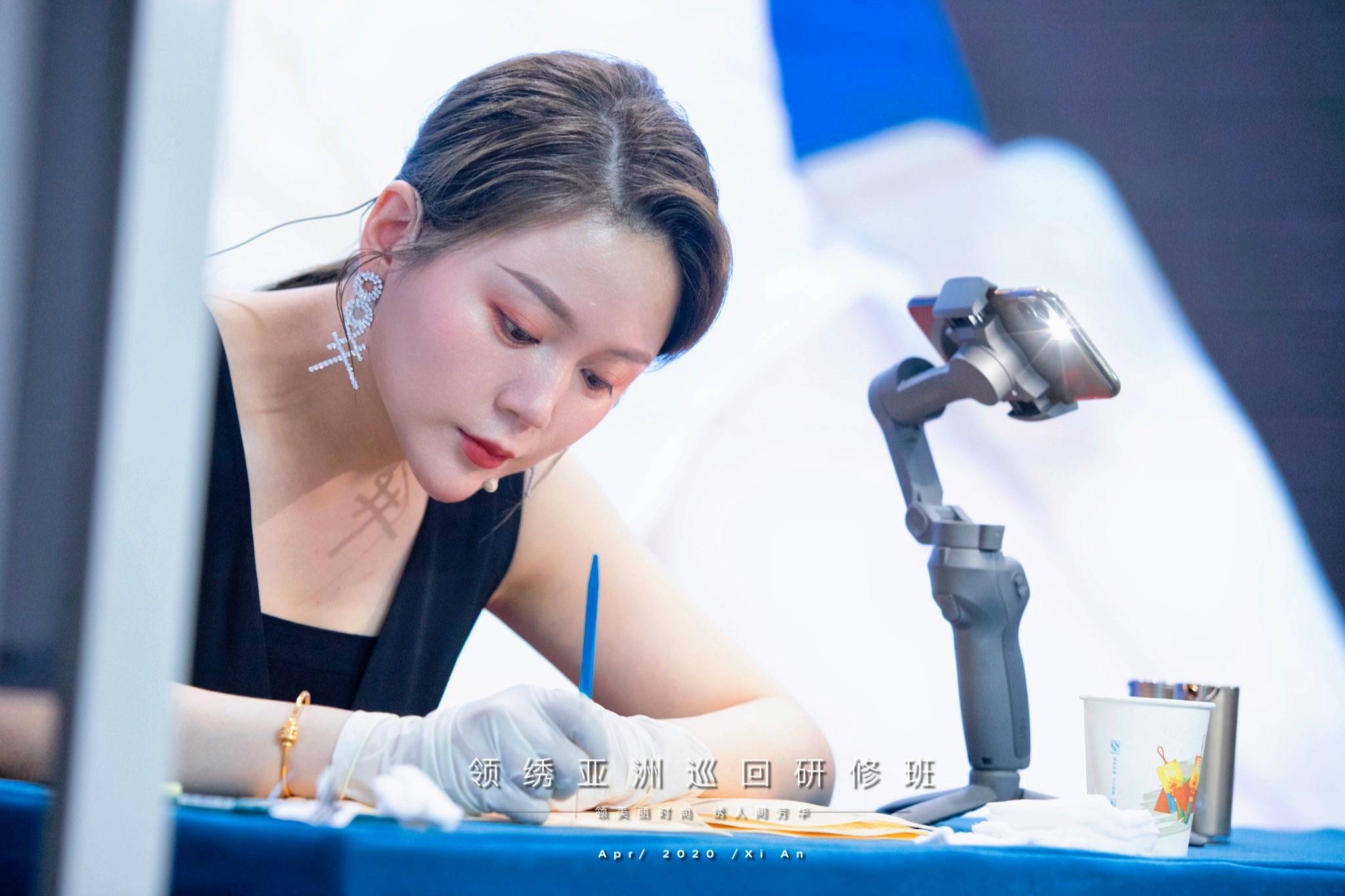 美业大咖中国资深纹绣师领绣集团联合创始人辛悦老师