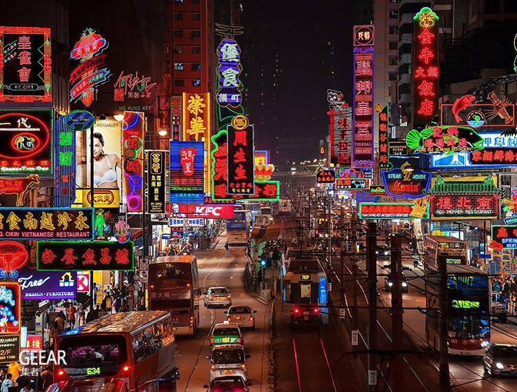 原创香港五大知名街景!旅行者到访都会驻足拍摄的霓虹灯光!