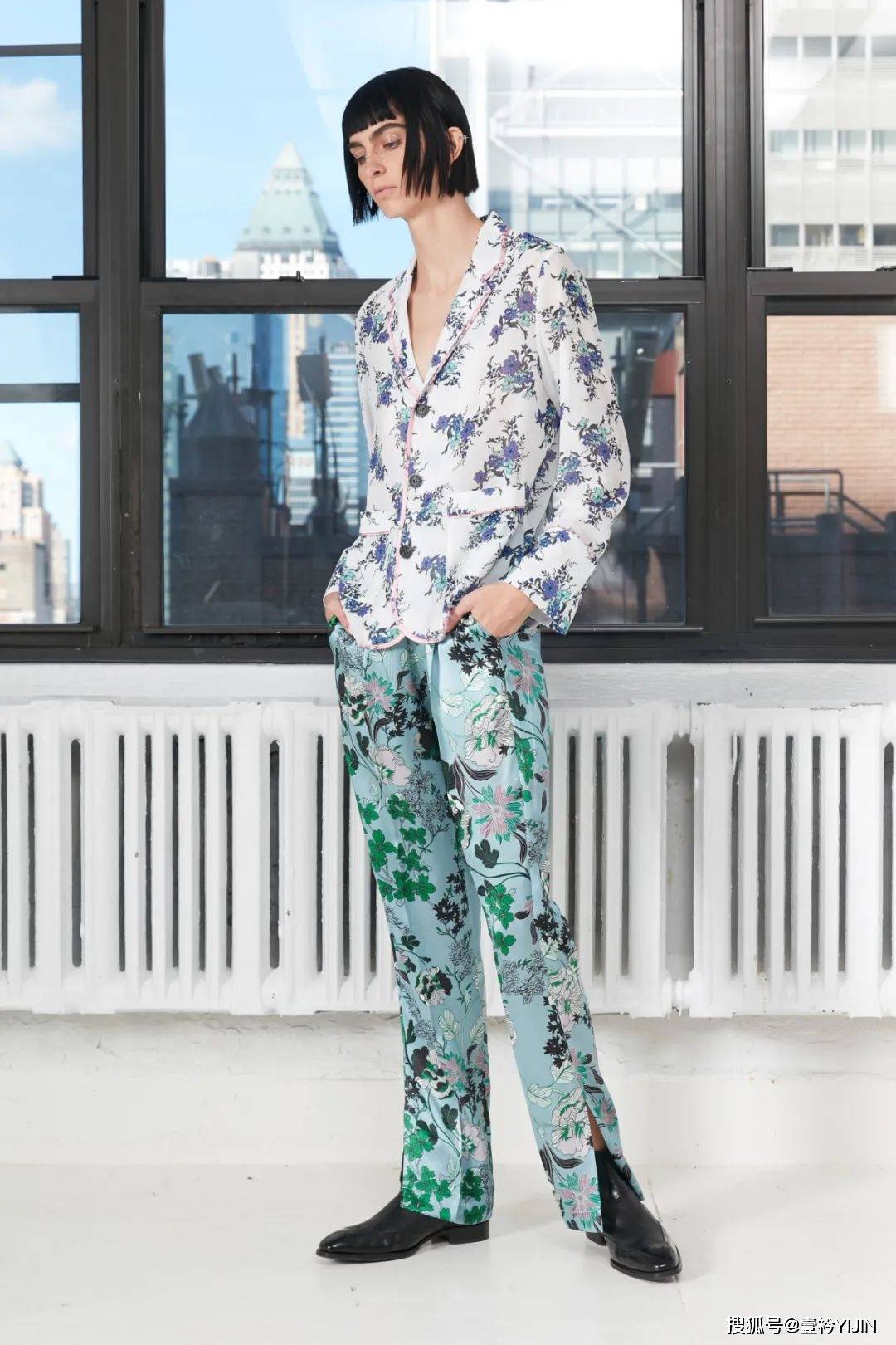 Xue|2021纽约时装周来啦！Xue Gao：是心动呀！睡衣+夹克就能快速完成今日穿搭