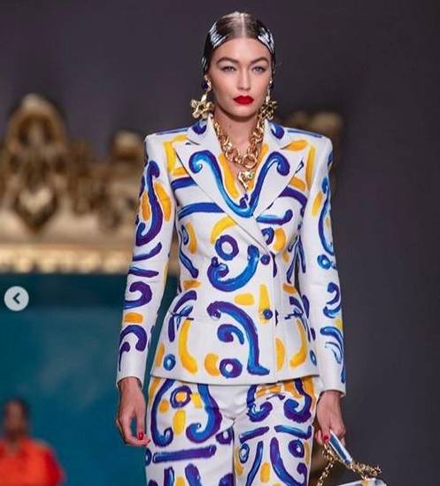 春夏|吉吉哈迪德米兰时尚周再次披婚纱，坏小孩设计师这次搬来了毕加索