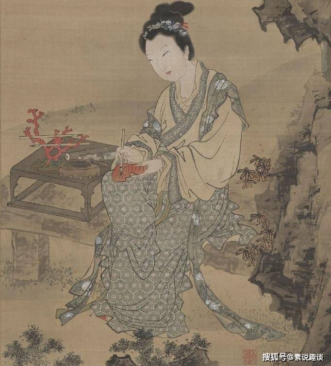 唐伯虎的一幅名画，流失海外300多年，画中的珊瑚成为无价之宝_搜狐网