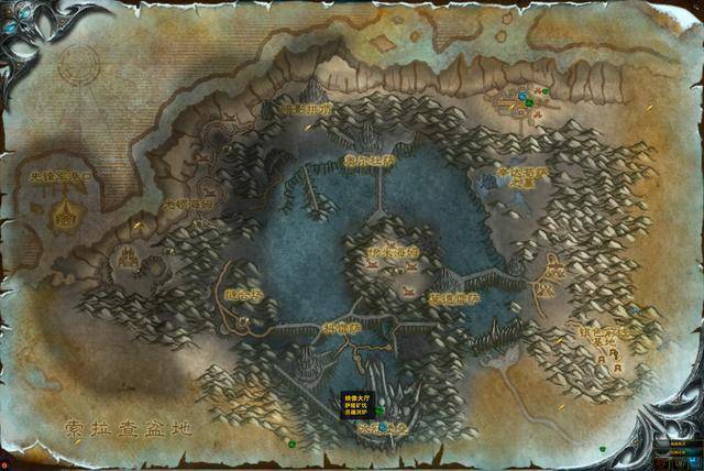 原创魔兽世界：世界地图更新区域地图完善了所有副本入口位置标识