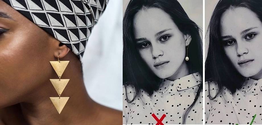 耳环|大耳环是圆脸的地雷？6种脸型耳饰该怎么选，挑对款式脸型小一半