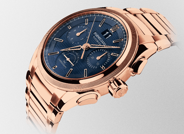 盘面|帕玛强尼全新通达系列Tondagraph GT玫瑰金蓝色盘面腕表耀世登场