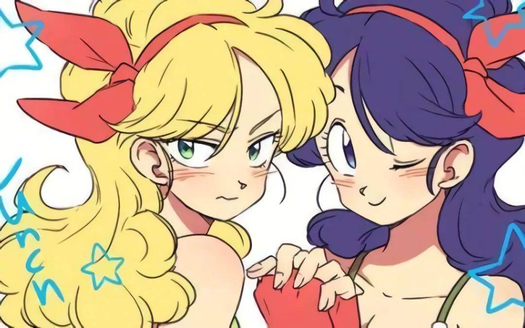 蓝发状态下的兰琪温柔善良，我见犹怜，十分听话，算得上是龙珠中的美女