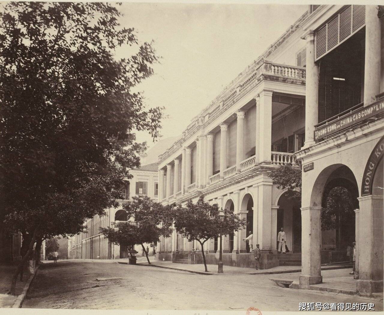 老照片1868年的香港昔日小渔村已经发生了巨大的变化