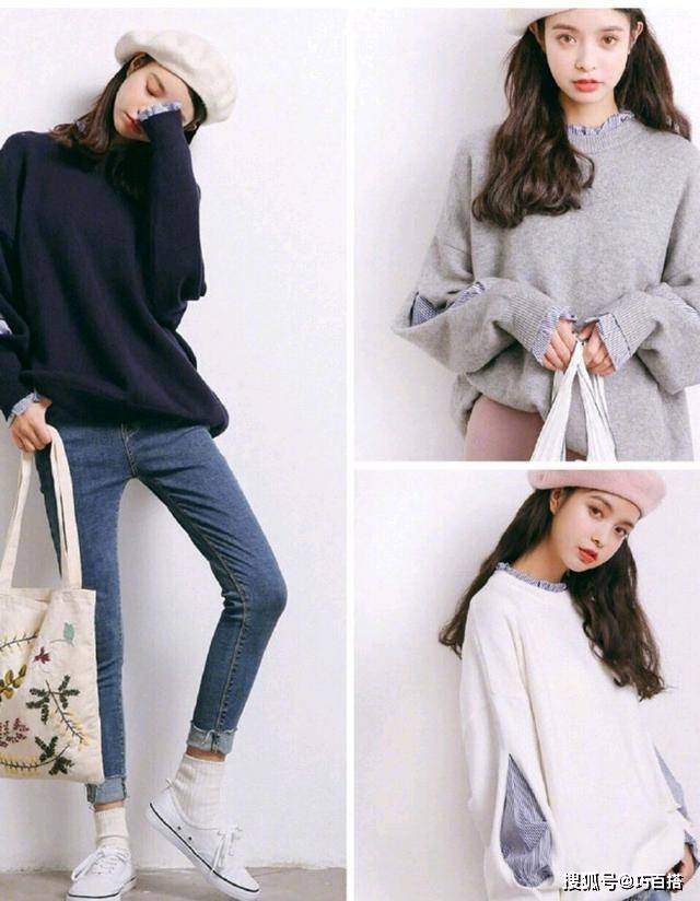 姐姐|喜欢穿毛衣的人注意了，不是所有毛衣都自带温柔属性，颜色很关键