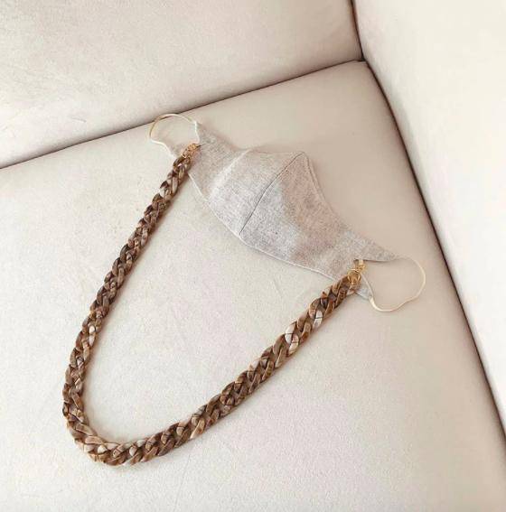 时装周|2021春夏时装周口罩造型依然流行,模特戴罩走秀,口罩链成配饰新物种