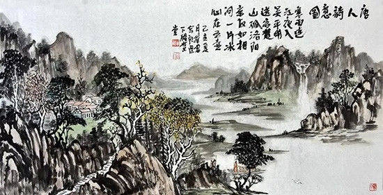 丁华雷山水画欣赏