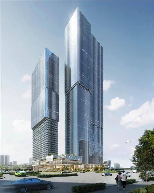 广汇新世界金融中心效果图广汇新世界金融中心,集住宅,办公,酒店,商业