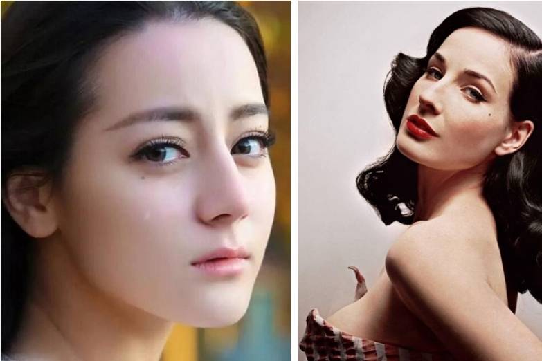 热巴|当红女星的“美人痣”，热巴长在眼下，韩佳人在鼻尖，谁最迷人？