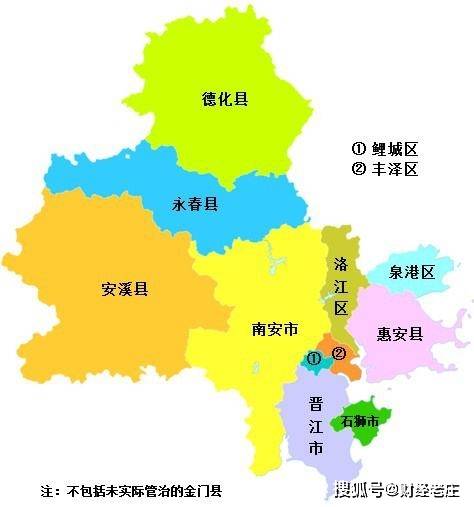 原创泉州各区县上半年经济发展情况,晋江市超千亿,安溪县排第6