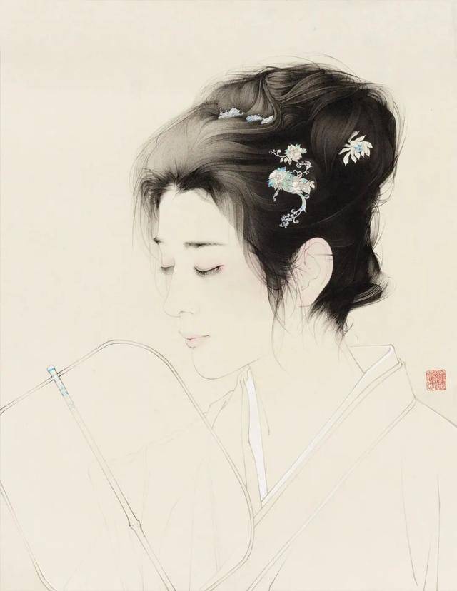 中国工笔画学会常务理事,罗寒蕾作品欣赏