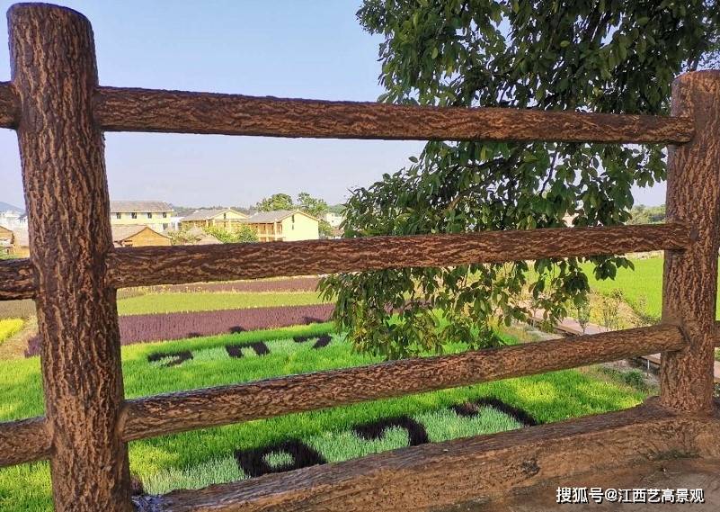 惠州仿树皮栏杆的厂家制作方法,惠州仿树皮护栏围栏颜色效果图,栏杆叔
