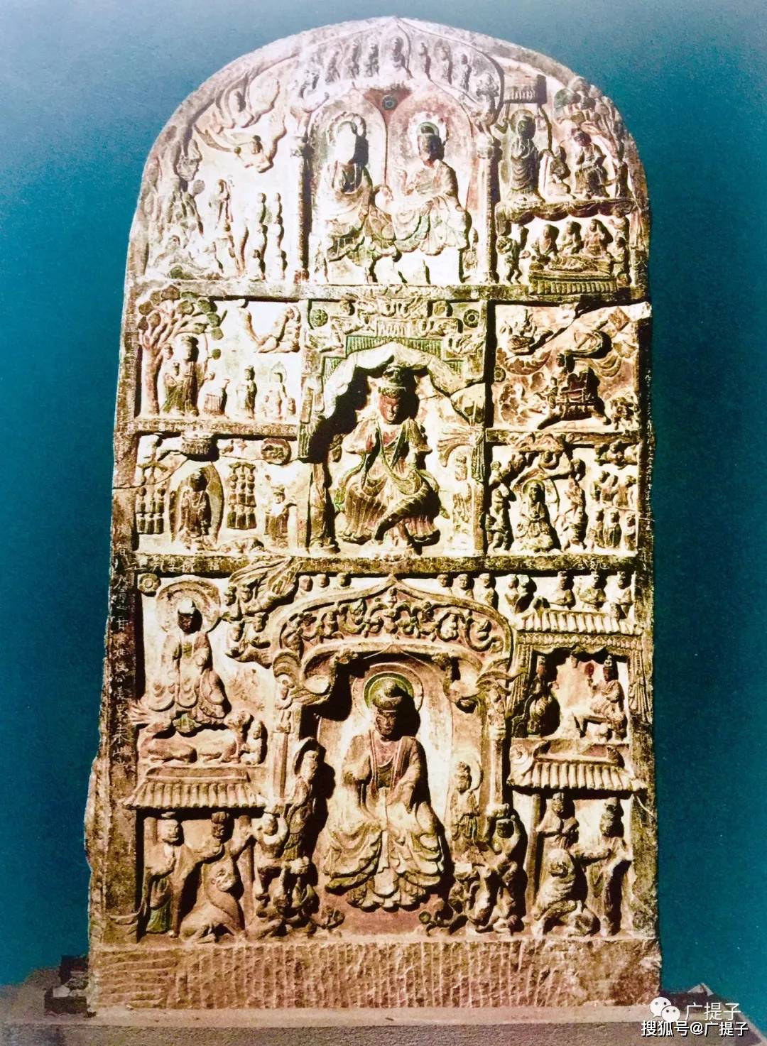 麦积山石窟第133窟10号北魏造像碑解读和欣赏_搜狐网