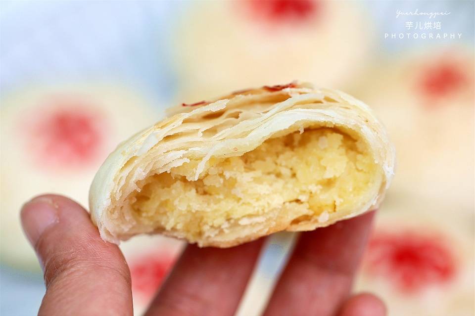 步骤|教你在家做，步骤详细一学就会，酥香掉渣无添加绿豆酥饼别买了