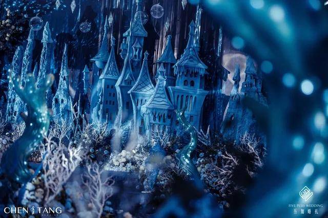 建立在海底的城堡,一场梦幻的童话婚礼