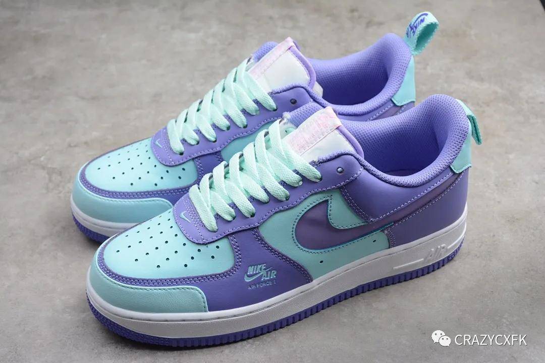 耐克经典紫罗兰 nike air force 1 premium violet 空军一号板鞋 cv3